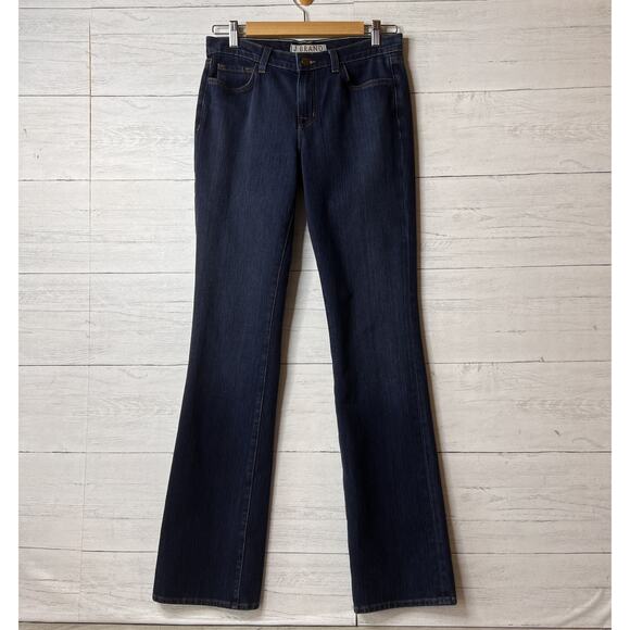 J Brand Denim - J Brand Jeans Womens Size 28 Dark Wash Straight Leg Cotton Blend Stretch